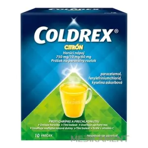 COLDREX HORÚCI NÁPOJ CITRÓN plo por 5 g vrecká 10 ks
