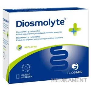 Diosmolyte prášok na perorálnu suspenziu vrecká 12 ks
