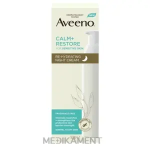 Aveeno CALM+RESTORE Re-hydrating night cream rehydratačný nočný krém 50 ml