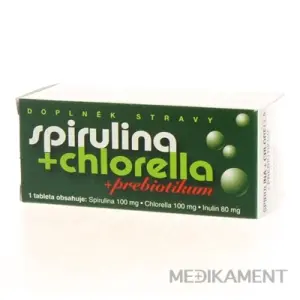 NATURVITA SPIRULINA + CHLORELLA + inulín tablety 90 ks