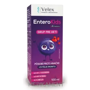Velex EnteroKids sirup pre deti od 6 mesiacov  100 ml