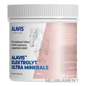 ALAVIS ELEKTROLYT ULTRA MINERALS prášok na rehydratáciu pre kone 700 g
