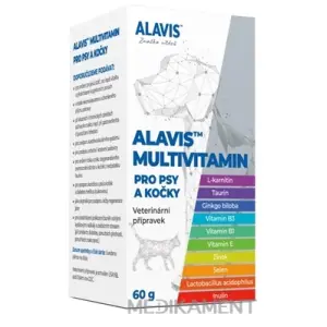 ALAVIS MULTIVITAMÍN pre psy a mačky prášok 60 g