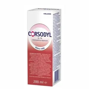CORSODYL 0,1% roztok 200 ml