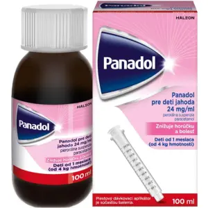 Panadol PRE DETI JAHODA 24 mg/ml sirup 100 ml