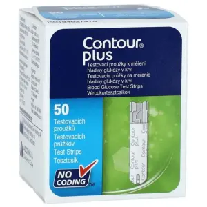 Contour Plus testovacie prúžky 50 ks