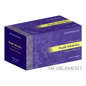 Slovakiapharm Repík lekársky porciovaný bylinný čaj 20x1,5 g