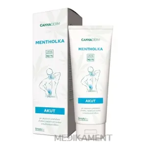 Cannaderm MENTHOLKA AKUT chladivá masážna emulzia 125 ml