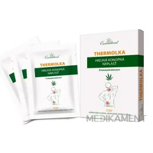 Cannaderm THERMOLKA hrejivá konopná náplasť 3 ks