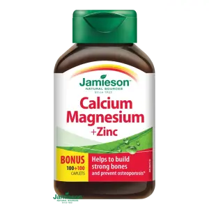 JAMIESON VÁPNIK, HORČÍK SO ZINKOM tablety 200 ks