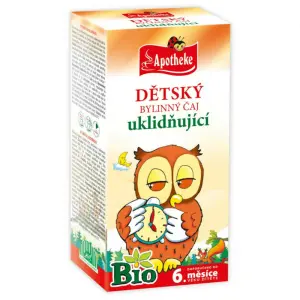 APOTHEKE BIO DETSKÝ BYLINNÝ ČAJ Ukľudňujúci vrecúška 20 x 1,5 g