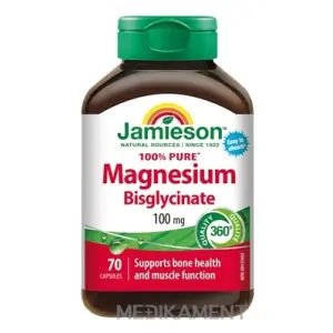 JAMIESON HORČÍK BISGLYCINÁT 100 mg tablety 70 ks