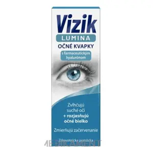 VIZIK LUMINA Očné kvapky hyalurón 10 ml