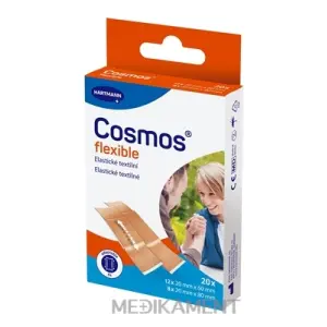 Cosmos Flexible elastická textilná náplasť na rany 2 veľkosti 20 ks