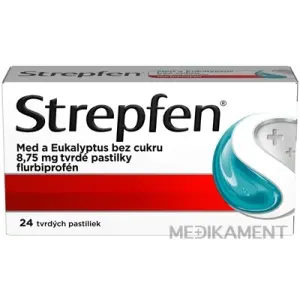 Strepfen Med a Eukalyptus bez cukru ord 8,75 mg pastilky 24 ks
