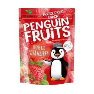 PENGUIN FRUITS Strawberry BIO mrazom sušená jahoda 10 g