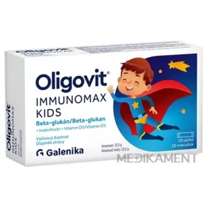 Oligovit IMMUNOMAX KIDS Beta-glukán prášok vo vreckách 10 ks