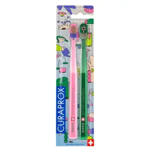 CURAPROX CS 5460 ultrasoft Živá edícia zubná kefka 2 ks