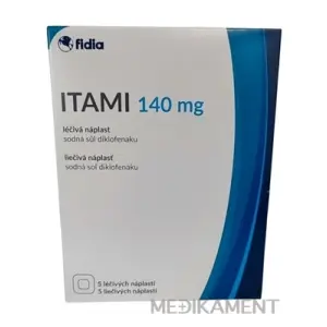 ITAMI 140 mg Liečivá náplasť 5 ks