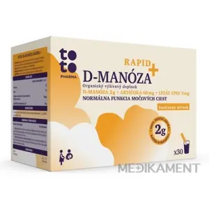 TOTO D-MANÓZA RAPID+ vrecúška 30 ks