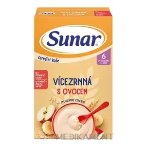 Sunar Cereálna kaša VIACZRNNÁ S OVOCÍM od ukonč. 6. mesiaca 210 g