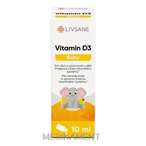 LIVSANE Vitamín D3 baby kvapky 10 ml