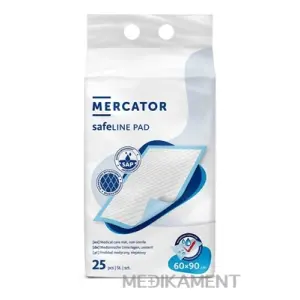 MERCATOR safeLINE PAD Podložka 60 x 90 cm absorpčná 25 ks