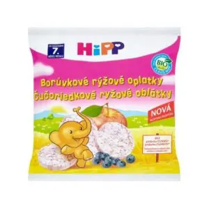HiPP BIO OBLÁTKY Čučoriedkové ryžové od 8. mesiaca 30 g