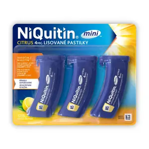 NiQuitin Mini Citrus 4 mg pastilky 60 ks