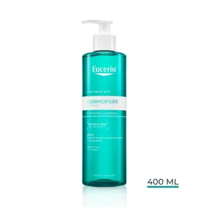 Eucerin DERMOPURE CLINICAL Exfoliačný čistiaci gél pleť so sklonom k akné 400 ml 