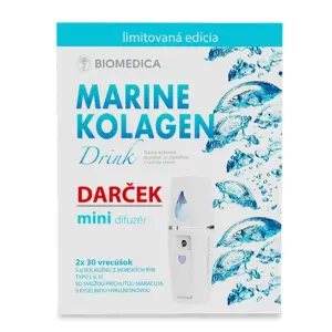 BIOMEDICA MARINE KOLAGEN drink + Darček vrecúška 2 x 30 ks + darček mini difúzer 1 set