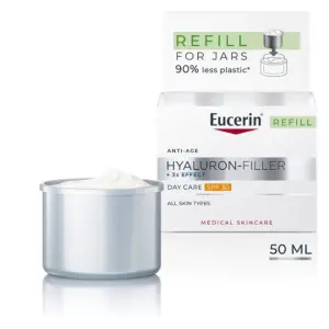 Eucerin HYALURON-FILLER+3xEFFECT Denný krém SPF30 všetky typy pleti anti-age náplň 50 ml