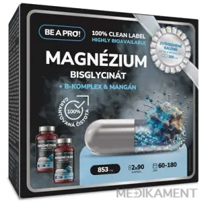 BE A PRO! MAGNÉZIUM BISGLYCINÁT dvojbalenie kapsuly 2 x 90 ks