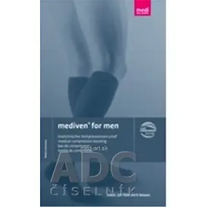 mediven for men lýtkové pančuchy veľkosť 6 normálne čierne 1 pár