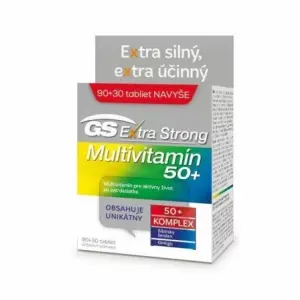 GS Extra Strong Multivitamín 50+ tablety 120 ks