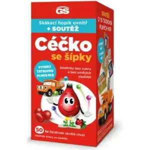 GS Céčko so šípkami želatínky bez cukru Darček Skákací hopík + súťaž 50 ks