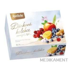 APOTHEKE KOLEKCIA Darčeková prémiové čaje ovocné čaje vrecúška 6 druhov 48 ks
