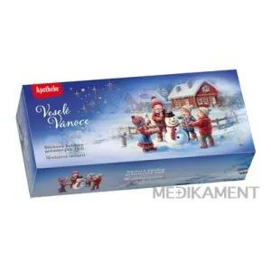 APOTHEKE KOLEKCIA Veselé Vianoce prémiové čaje ovocné a bylinné čaje vrecúška 90 ks