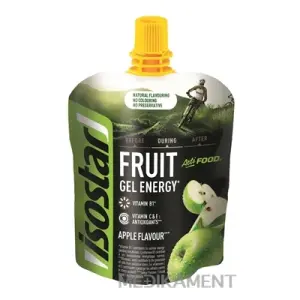 Isostar Actifood Fruit Gel Energy apple energetický gél s jablkami 90 g