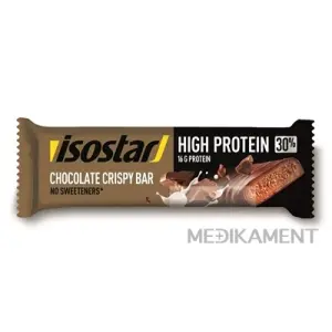 Isostar High Protein 30% CHOCOLATE CRISPY BAR kakaová tyčinka v mliečnej čokoláde 55 g