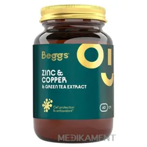 Beggs ZINC & COPPER & Green tea extract kapsuly 60 ks