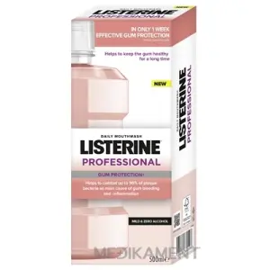 LISTERINE PROFESSIONAL Gum Protection + ústna voda bez alkoholu 500 ml