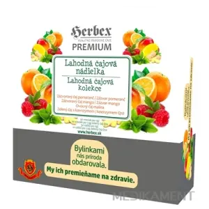 HERBEX Lahodná čajová nádielka čaje(zázvorový čaj pomaranč + zázvorový čaj mango + ovocný 