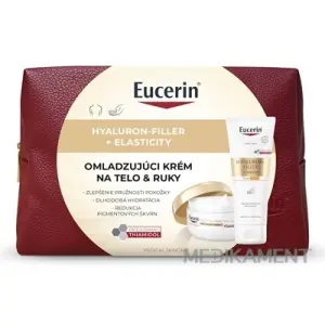 Eucerin Kazeta HYALURON-FILLER+ELASTICITY BODY telový krém 200 ml + krém na ruky 75 ml