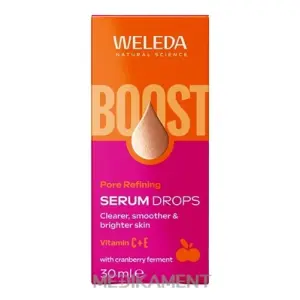 WELEDA Pore Refining SERUM DROPS s vitamínmi C+E 30 ml