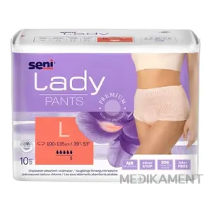 Seni Lady PANTS Large nohavičky absorpčné pre ženy (pás 100-135 cm savosť 1000 ml) 10 ks