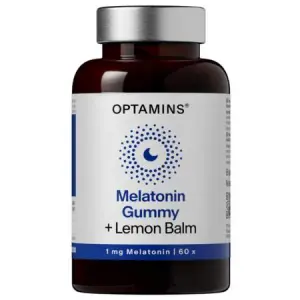 OPTAMINS Melatonín Gummy želatínové tablety s výťažkom z medovky 60 ks