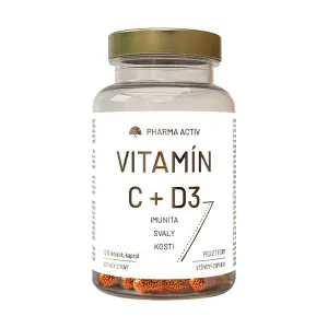 Pharma Activ VITAMÍN C + D3 kapsuly 120 ks