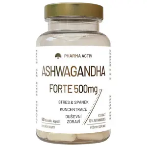 Pharma Activ ASHWAGANDHA Forte 500 mg kapsuly 90 ks