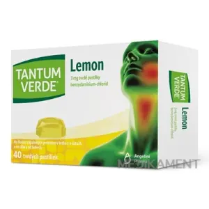 TANTUM VERDE Lemon 3 mg pastilky 40 ks